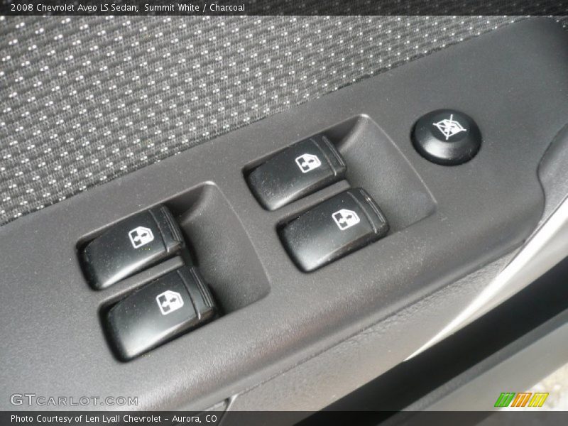 Summit White / Charcoal 2008 Chevrolet Aveo LS Sedan