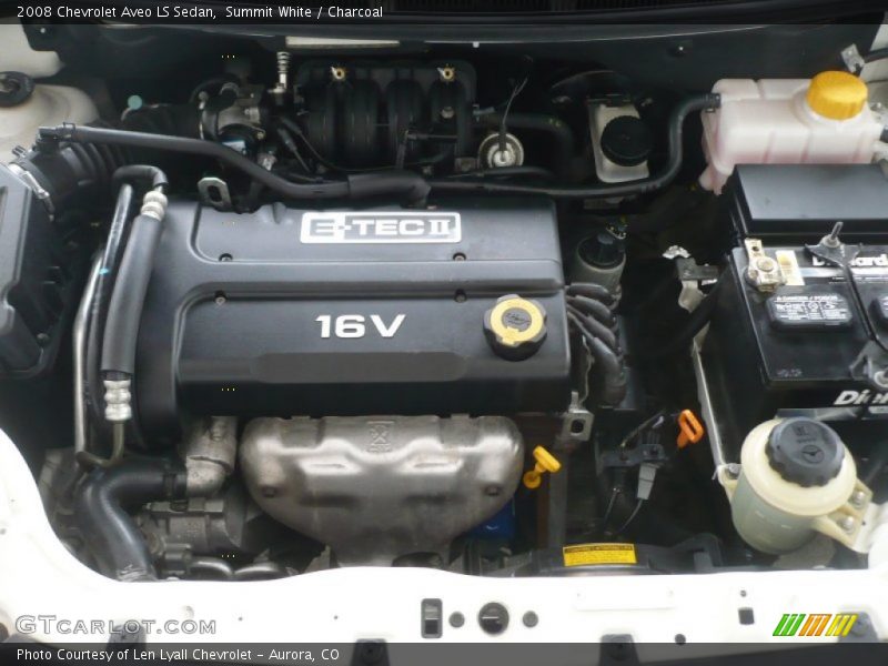 Summit White / Charcoal 2008 Chevrolet Aveo LS Sedan