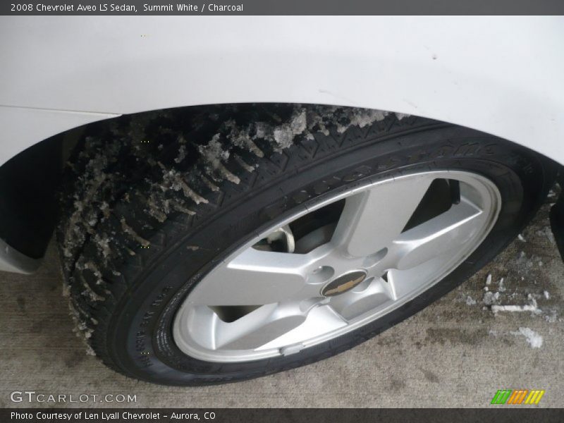 Summit White / Charcoal 2008 Chevrolet Aveo LS Sedan