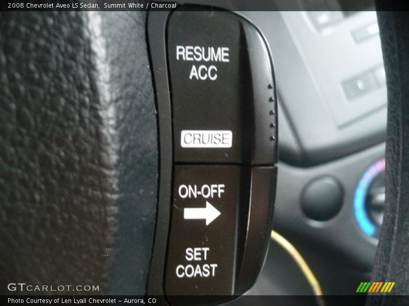 Summit White / Charcoal 2008 Chevrolet Aveo LS Sedan