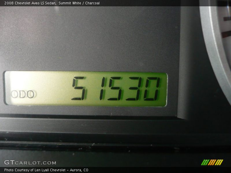 Summit White / Charcoal 2008 Chevrolet Aveo LS Sedan
