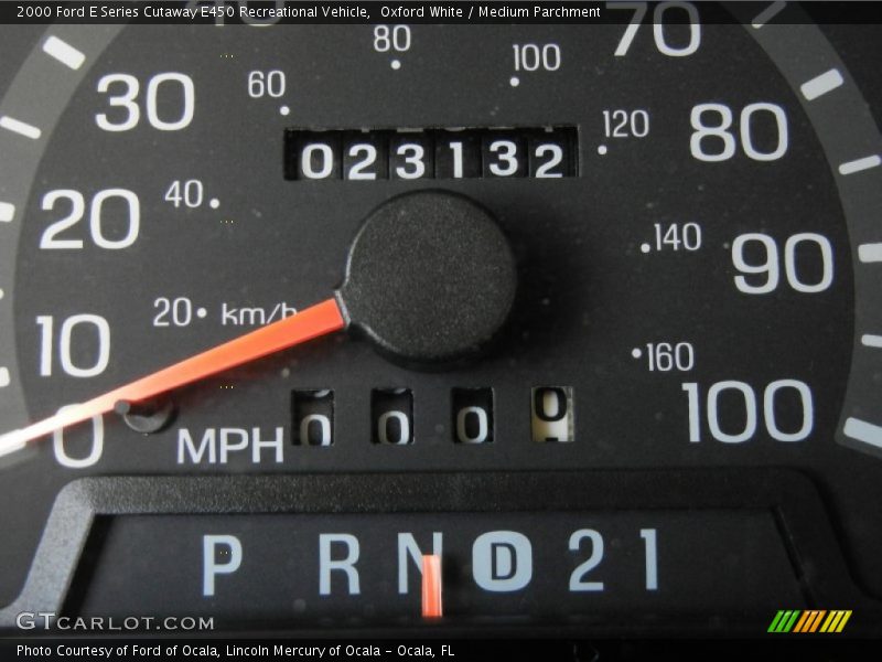 Oxford White / Medium Parchment 2000 Ford E Series Cutaway E450 Recreational Vehicle