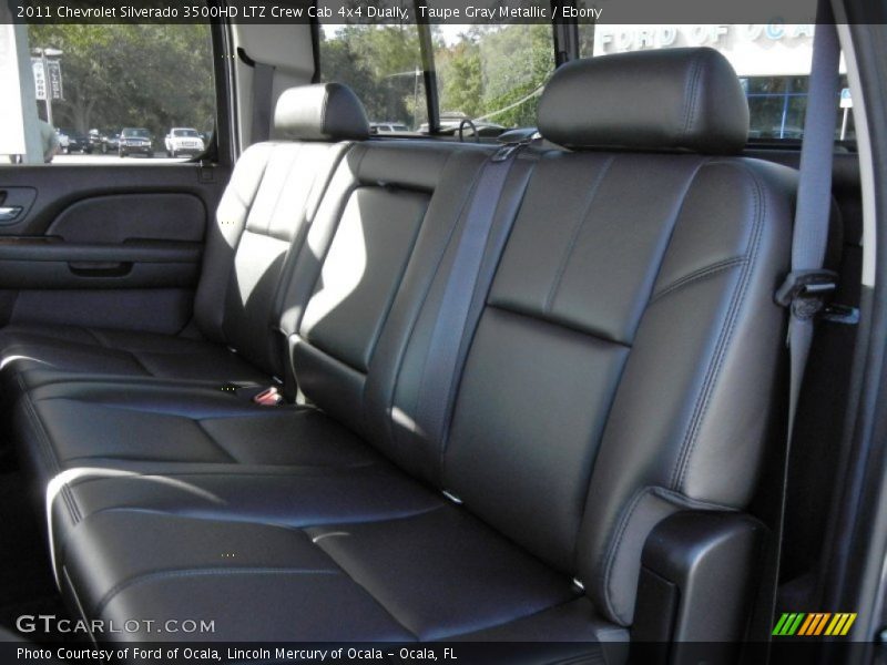 Taupe Gray Metallic / Ebony 2011 Chevrolet Silverado 3500HD LTZ Crew Cab 4x4 Dually