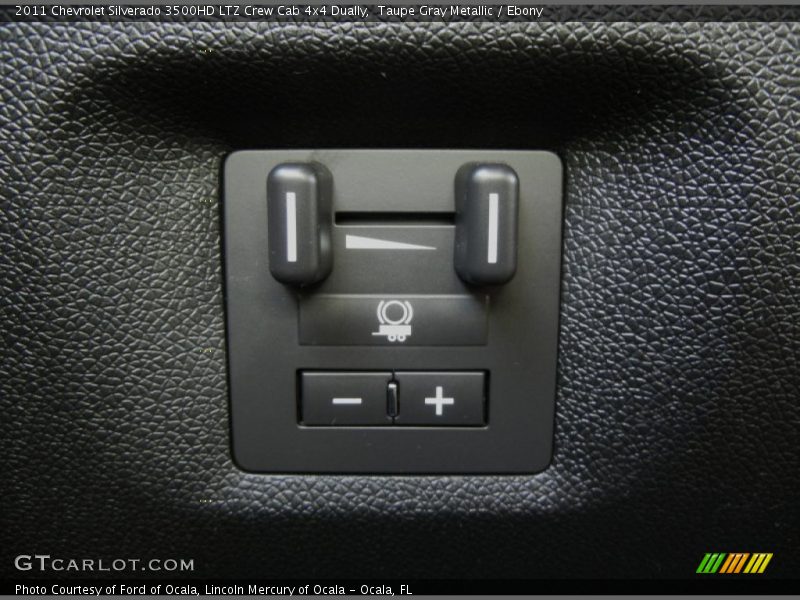 Taupe Gray Metallic / Ebony 2011 Chevrolet Silverado 3500HD LTZ Crew Cab 4x4 Dually