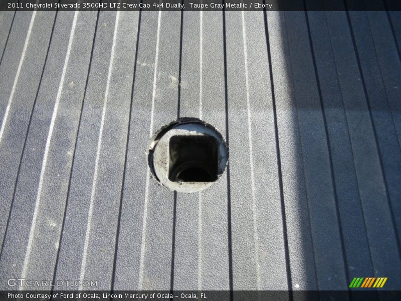 Taupe Gray Metallic / Ebony 2011 Chevrolet Silverado 3500HD LTZ Crew Cab 4x4 Dually