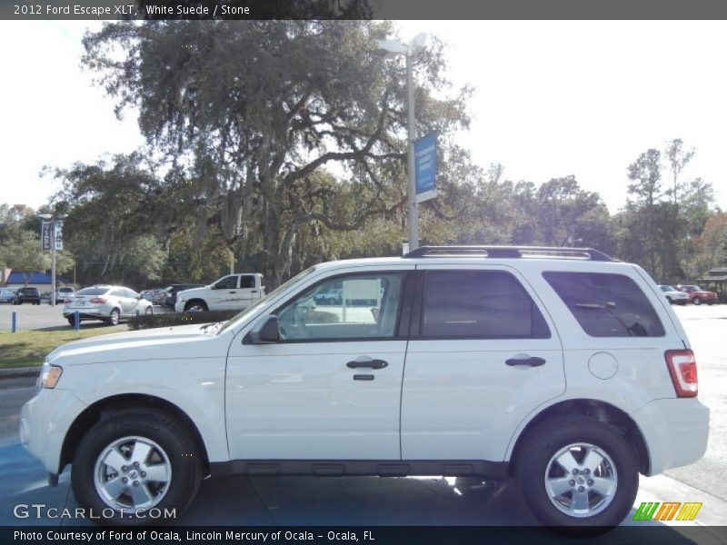 White Suede / Stone 2012 Ford Escape XLT