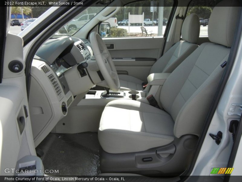 White Suede / Stone 2012 Ford Escape XLT