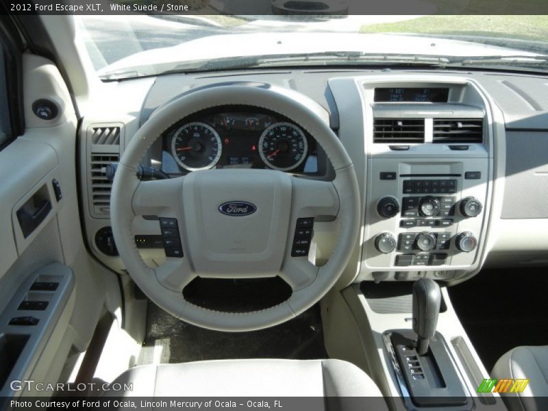 White Suede / Stone 2012 Ford Escape XLT