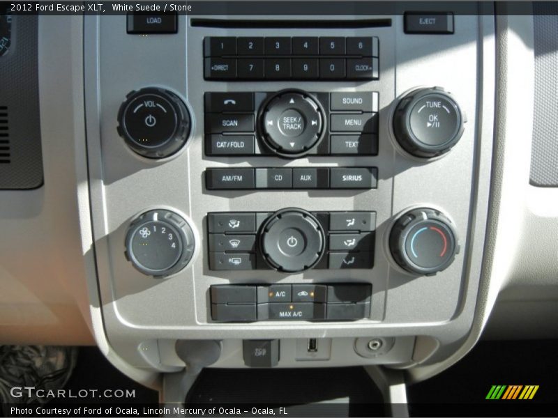 Controls of 2012 Escape XLT