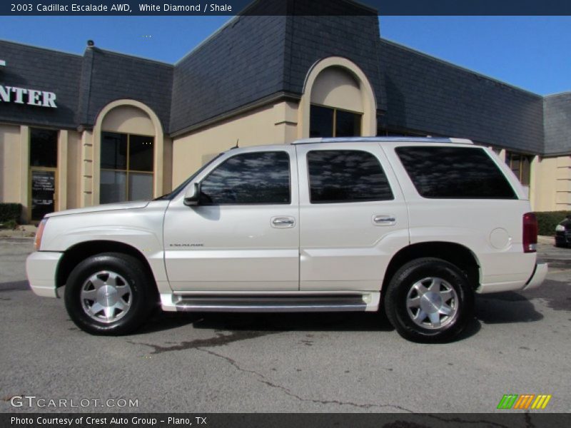 White Diamond / Shale 2003 Cadillac Escalade AWD