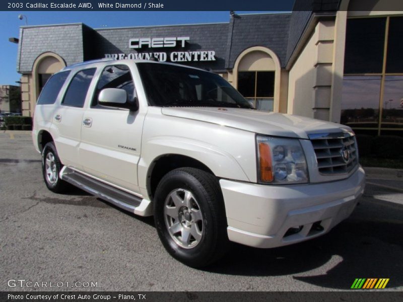 White Diamond / Shale 2003 Cadillac Escalade AWD