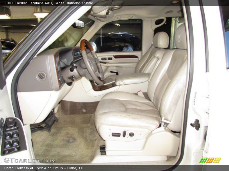 White Diamond / Shale 2003 Cadillac Escalade AWD