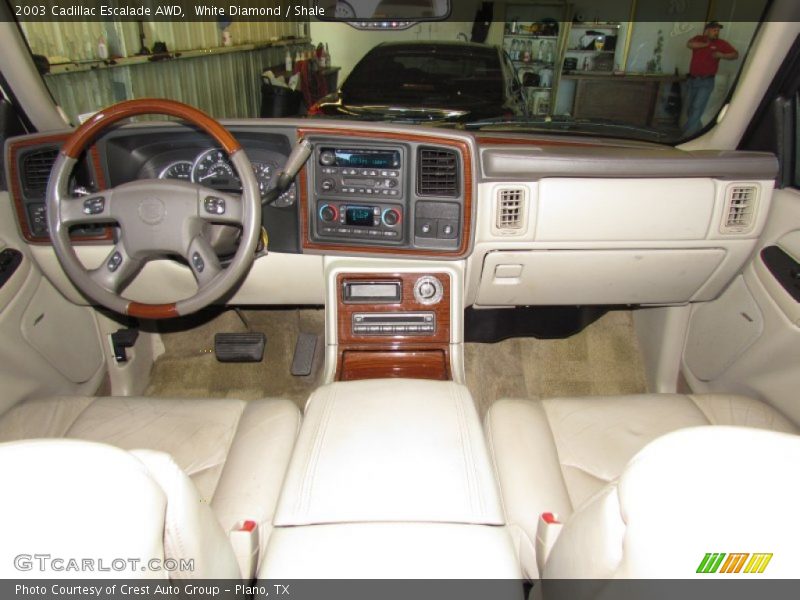 White Diamond / Shale 2003 Cadillac Escalade AWD