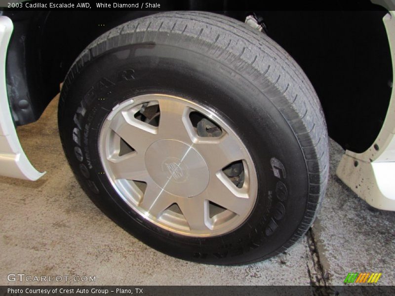White Diamond / Shale 2003 Cadillac Escalade AWD