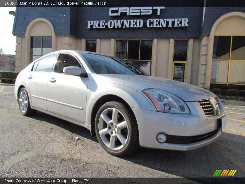 Liquid Silver Metallic / Frost 2005 Nissan Maxima 3.5 SL