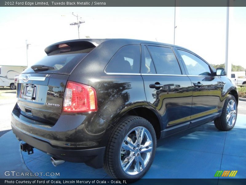 Tuxedo Black Metallic / Sienna 2012 Ford Edge Limited