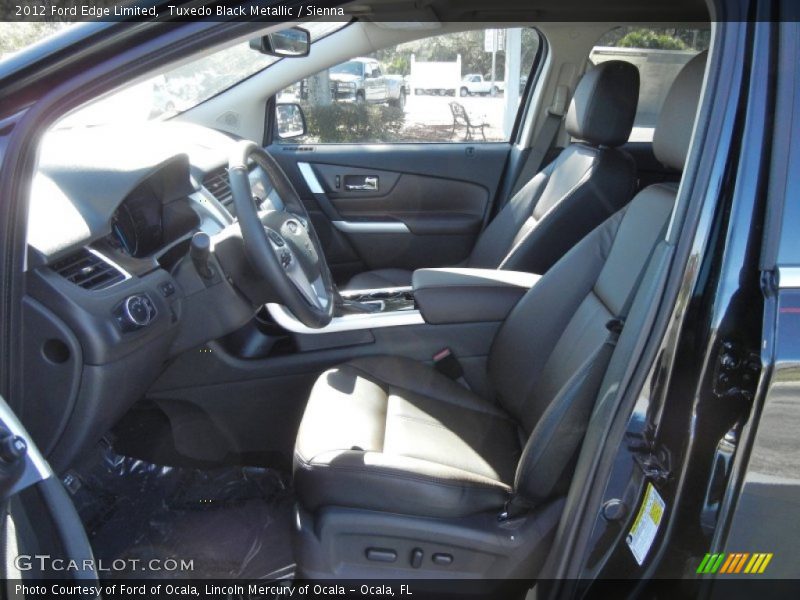 Tuxedo Black Metallic / Sienna 2012 Ford Edge Limited