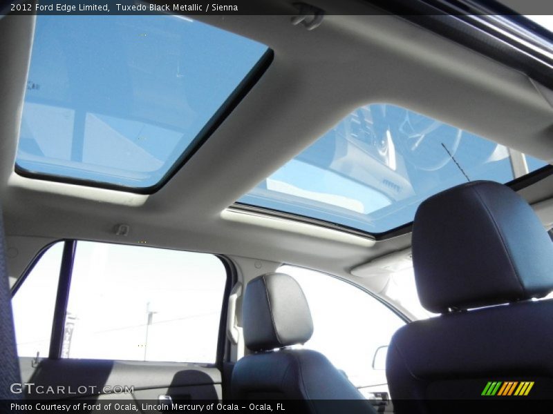 Tuxedo Black Metallic / Sienna 2012 Ford Edge Limited
