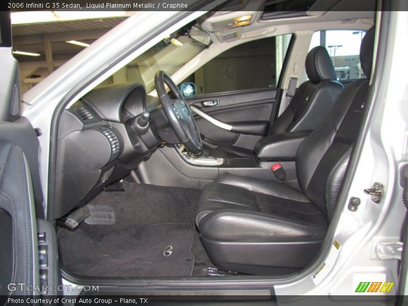 Liquid Platinum Metallic / Graphite 2006 Infiniti G 35 Sedan