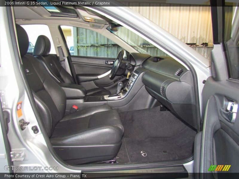 Liquid Platinum Metallic / Graphite 2006 Infiniti G 35 Sedan