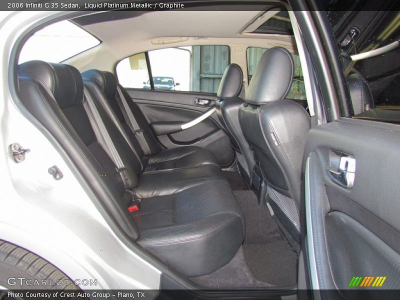 Liquid Platinum Metallic / Graphite 2006 Infiniti G 35 Sedan