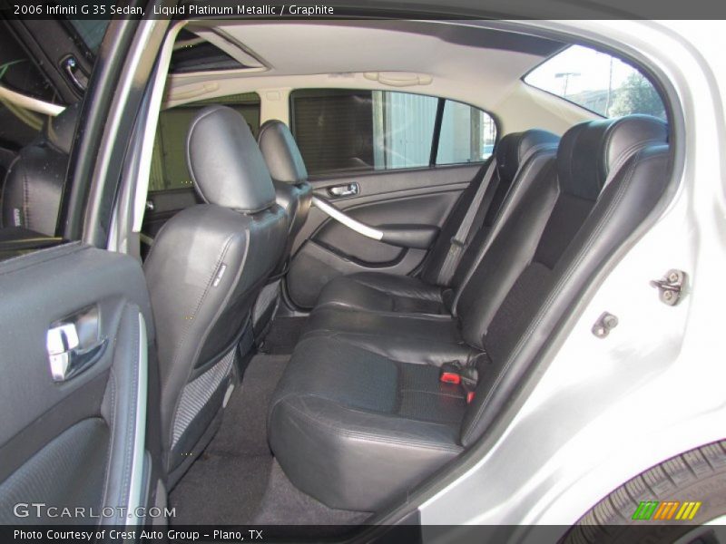 Liquid Platinum Metallic / Graphite 2006 Infiniti G 35 Sedan