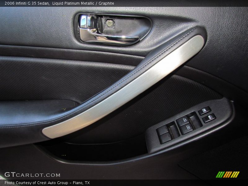 Liquid Platinum Metallic / Graphite 2006 Infiniti G 35 Sedan