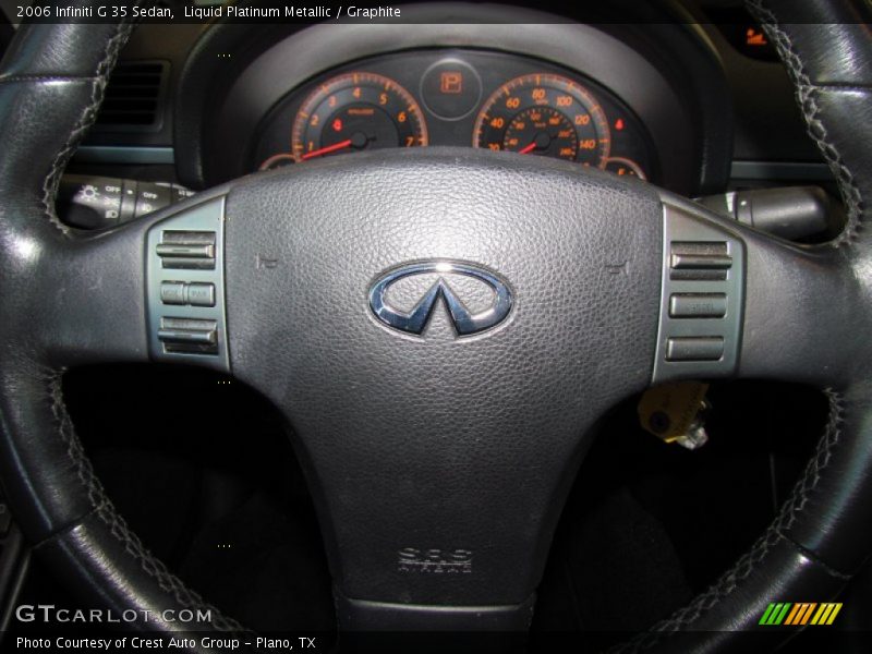 Liquid Platinum Metallic / Graphite 2006 Infiniti G 35 Sedan