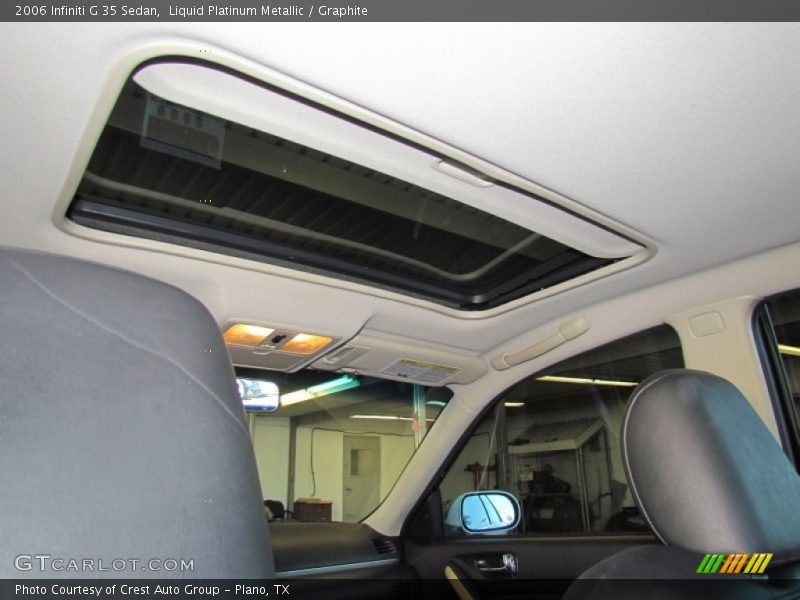 Liquid Platinum Metallic / Graphite 2006 Infiniti G 35 Sedan