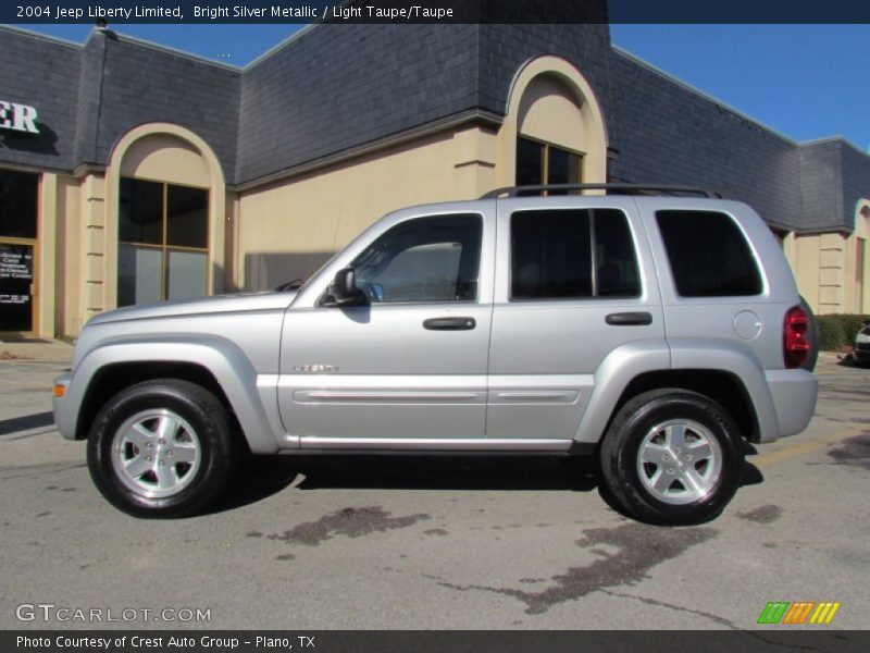 Bright Silver Metallic / Light Taupe/Taupe 2004 Jeep Liberty Limited