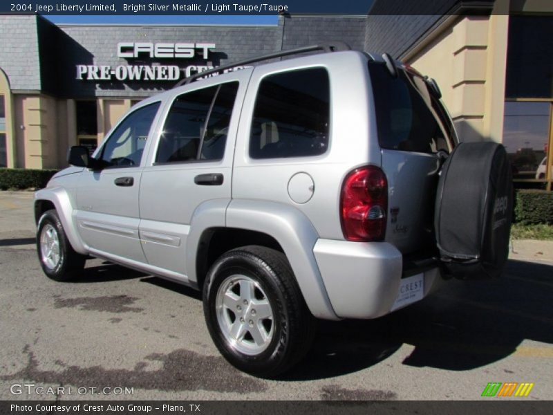 Bright Silver Metallic / Light Taupe/Taupe 2004 Jeep Liberty Limited