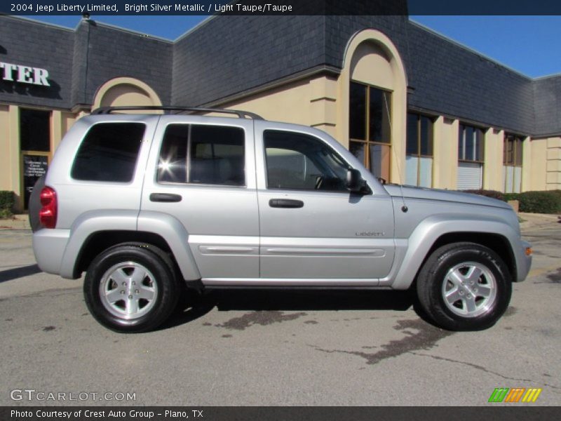 Bright Silver Metallic / Light Taupe/Taupe 2004 Jeep Liberty Limited