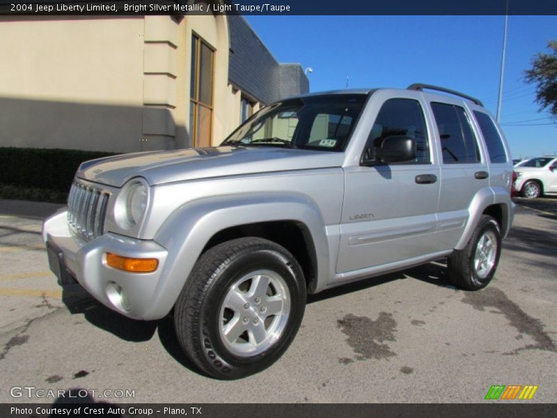 Bright Silver Metallic / Light Taupe/Taupe 2004 Jeep Liberty Limited