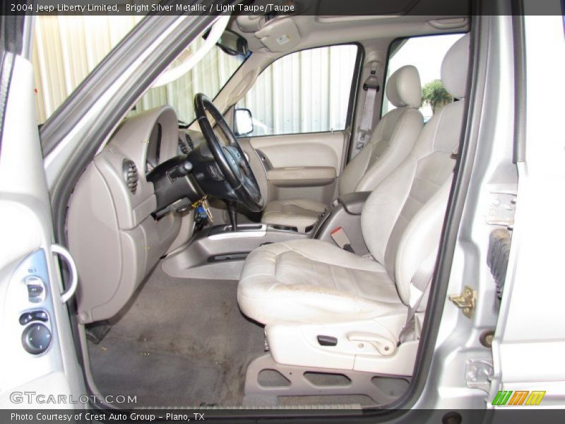 Bright Silver Metallic / Light Taupe/Taupe 2004 Jeep Liberty Limited