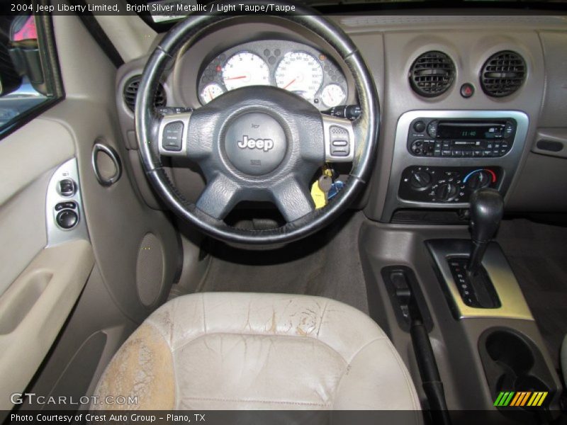 Bright Silver Metallic / Light Taupe/Taupe 2004 Jeep Liberty Limited