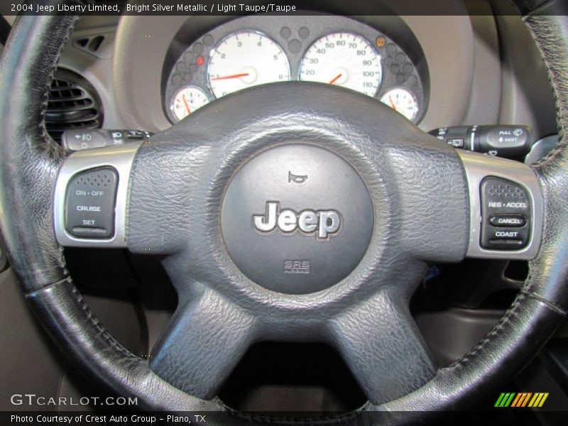 Bright Silver Metallic / Light Taupe/Taupe 2004 Jeep Liberty Limited