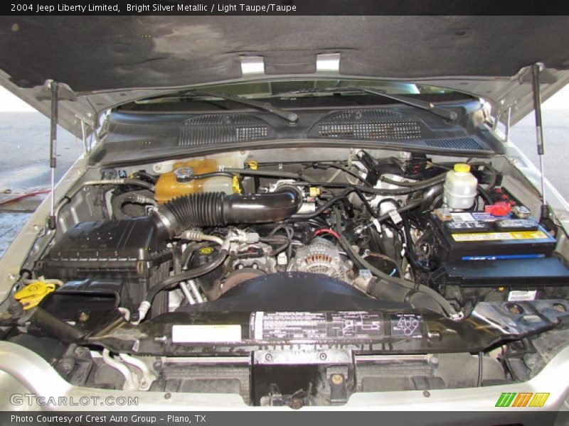 Bright Silver Metallic / Light Taupe/Taupe 2004 Jeep Liberty Limited