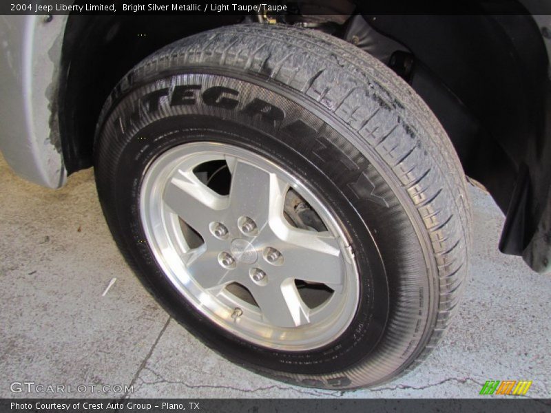 Bright Silver Metallic / Light Taupe/Taupe 2004 Jeep Liberty Limited