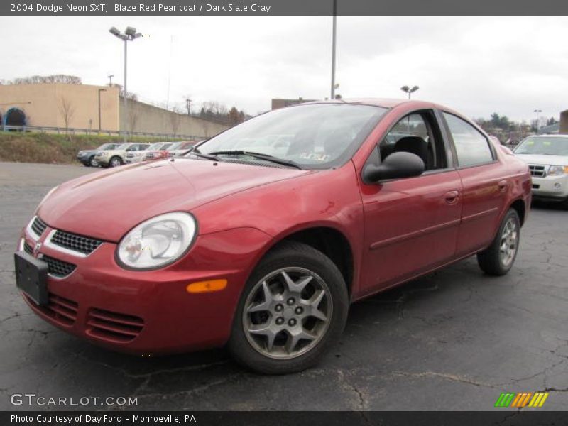 Blaze Red Pearlcoat / Dark Slate Gray 2004 Dodge Neon SXT
