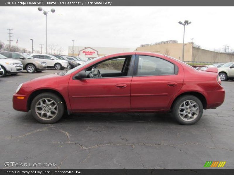 Blaze Red Pearlcoat / Dark Slate Gray 2004 Dodge Neon SXT