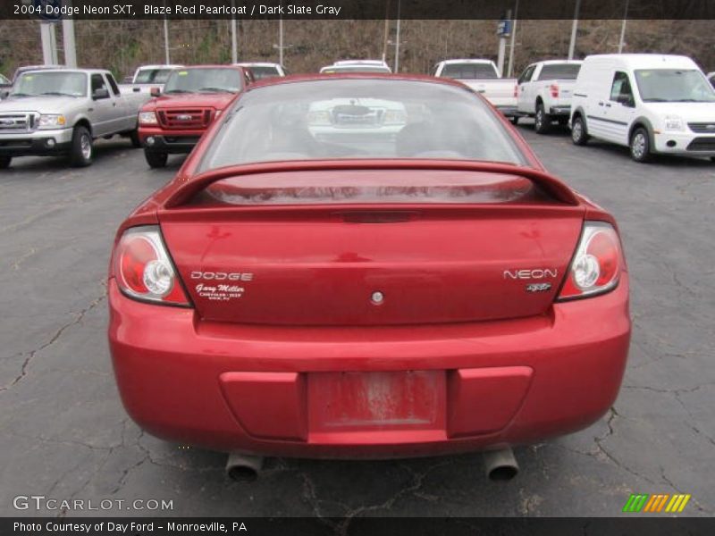 Blaze Red Pearlcoat / Dark Slate Gray 2004 Dodge Neon SXT