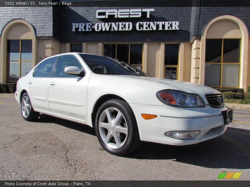 Ivory Pearl / Beige 2002 Infiniti I 35