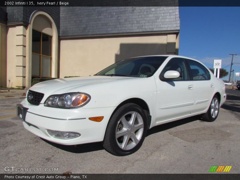 Ivory Pearl / Beige 2002 Infiniti I 35