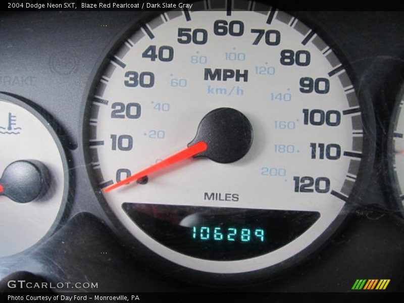 Blaze Red Pearlcoat / Dark Slate Gray 2004 Dodge Neon SXT