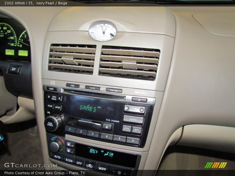 Ivory Pearl / Beige 2002 Infiniti I 35
