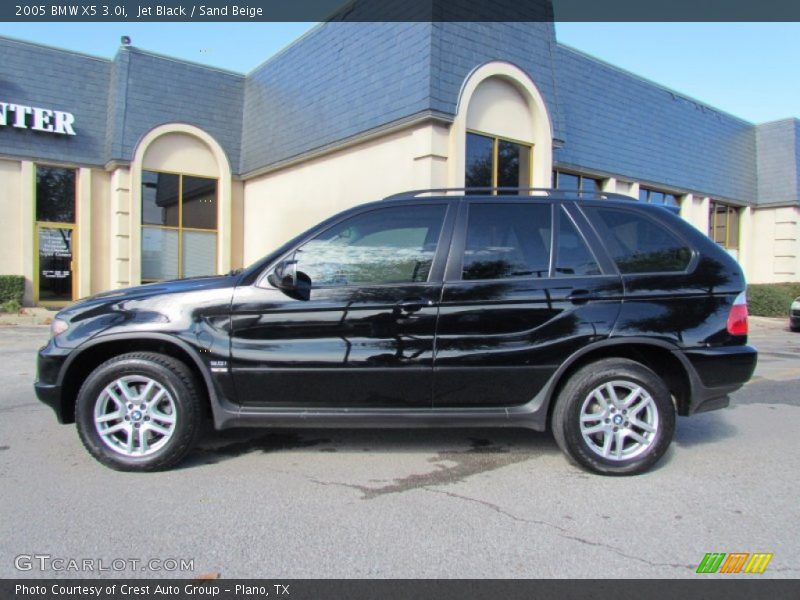 Jet Black / Sand Beige 2005 BMW X5 3.0i