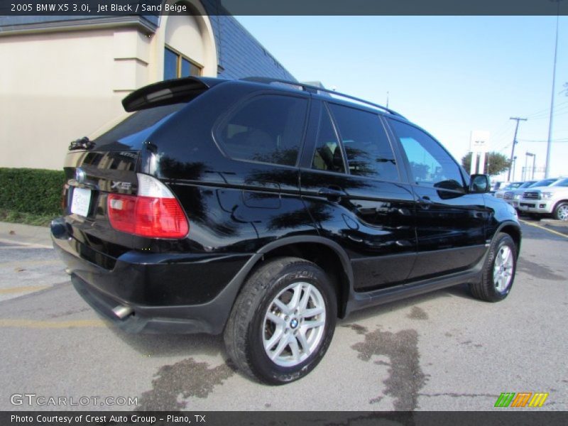 Jet Black / Sand Beige 2005 BMW X5 3.0i