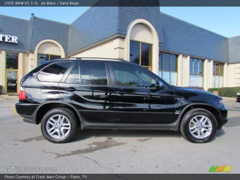 Jet Black / Sand Beige 2005 BMW X5 3.0i