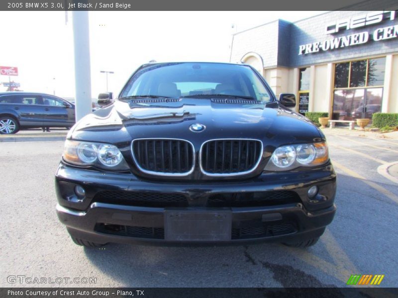Jet Black / Sand Beige 2005 BMW X5 3.0i