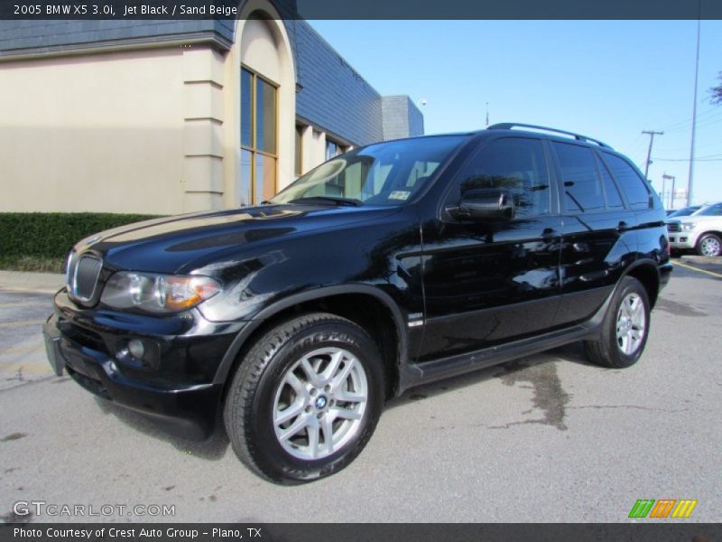 Jet Black / Sand Beige 2005 BMW X5 3.0i